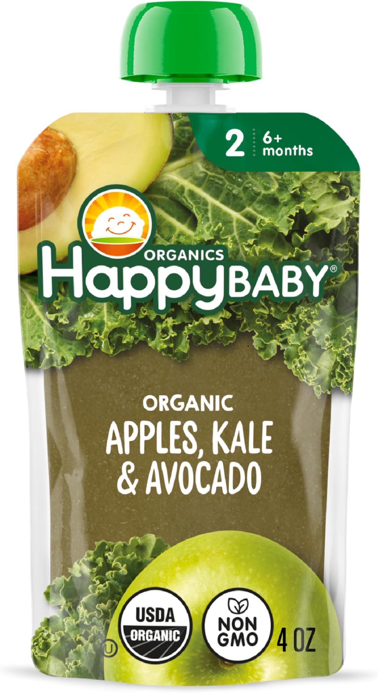 Apple Kale Avocado, 4 Oz Pouch