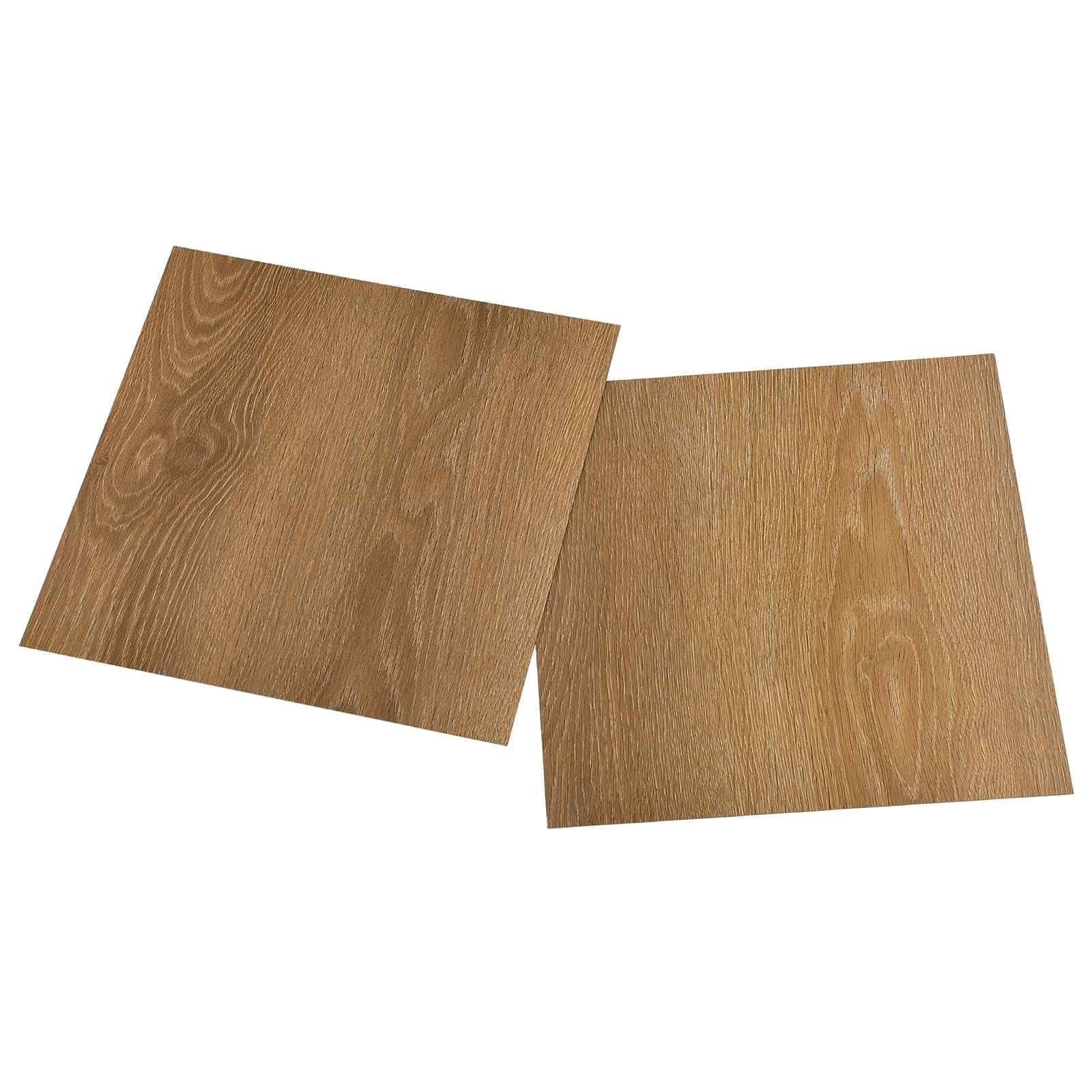 Planchas autoadhesivas de PVC de 30,5 x 30,5 cm, 20 unidades, aspecto de madera para salón, cocina, baño, pasillo, fácil instalación, fácil de limpiar, antideslizantes
