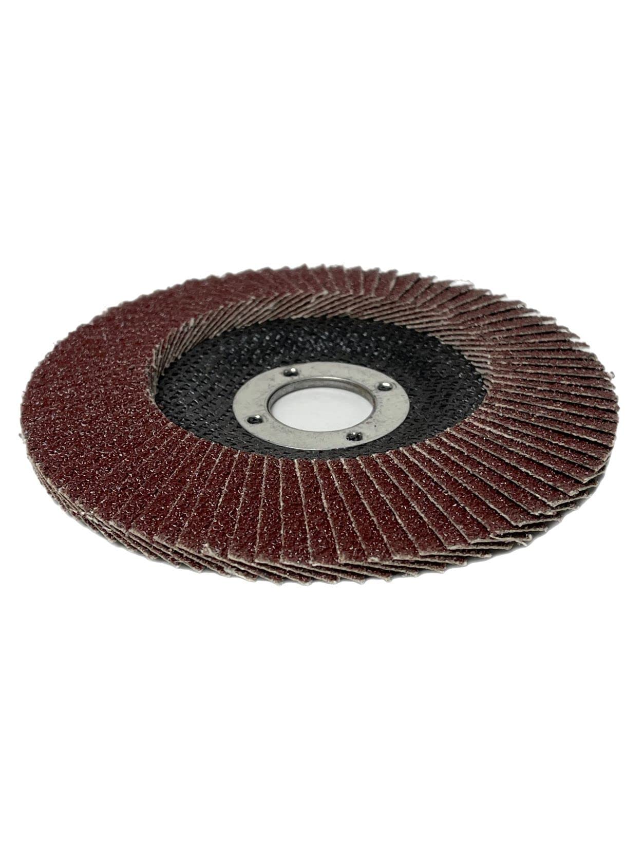 Dischi lamellari 125 conici P60, 50 dischi lamellari marrone
