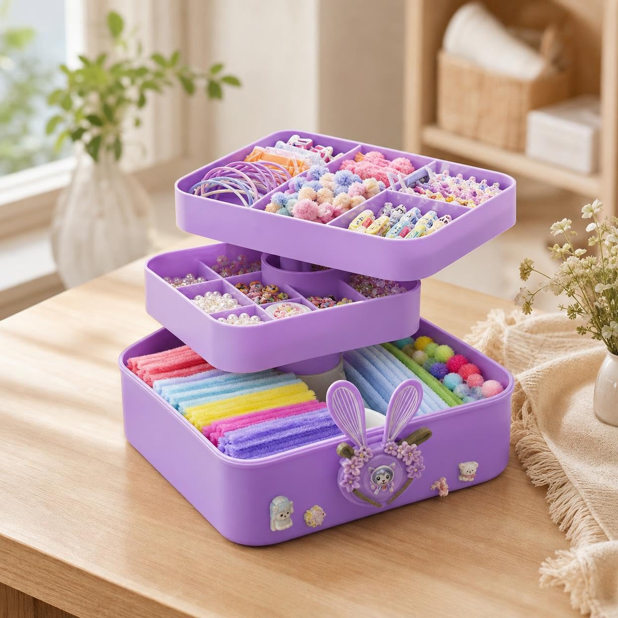 Nishiyuenyi Kit Manualidas Limpia para Niños, incluidos, Materiales para niños, Actividas en casa, style to 1