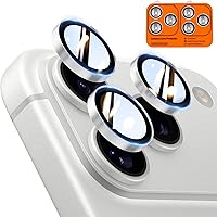 Vista 48 de TOCOL Protector de lente de cámara para iPhone 14 Pro Max / iPhone 14 Pro, protector de lente de cámara de vidrio templado HD individual resistente