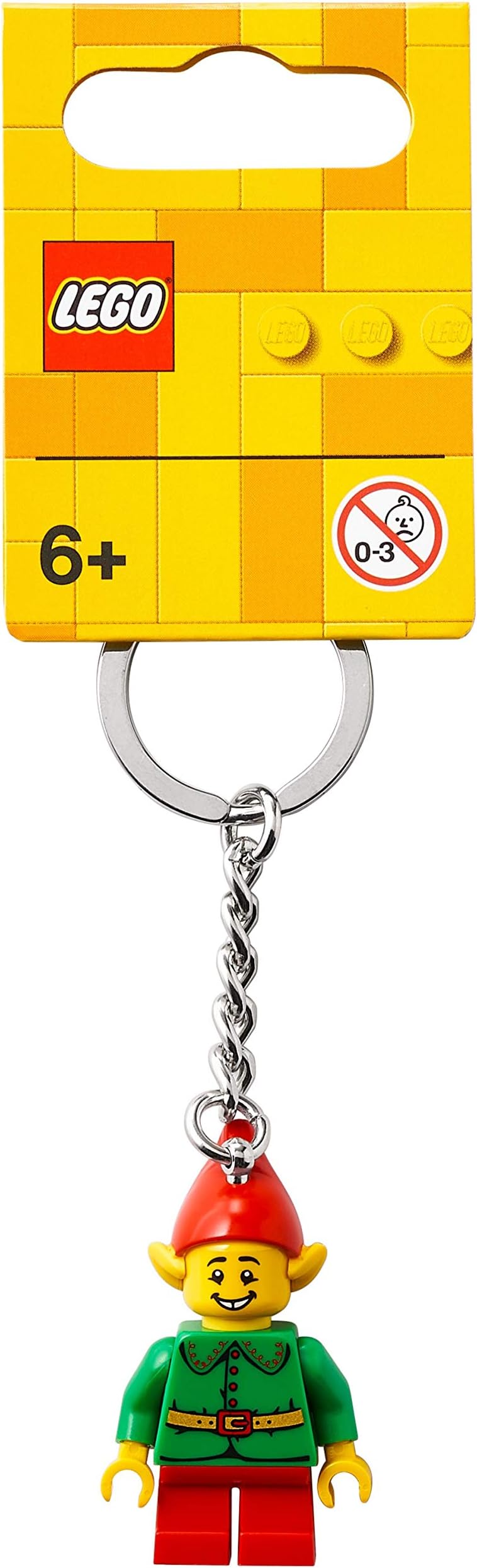 LEGOCity Happy Helper Elf Minifigure Keychain 854041