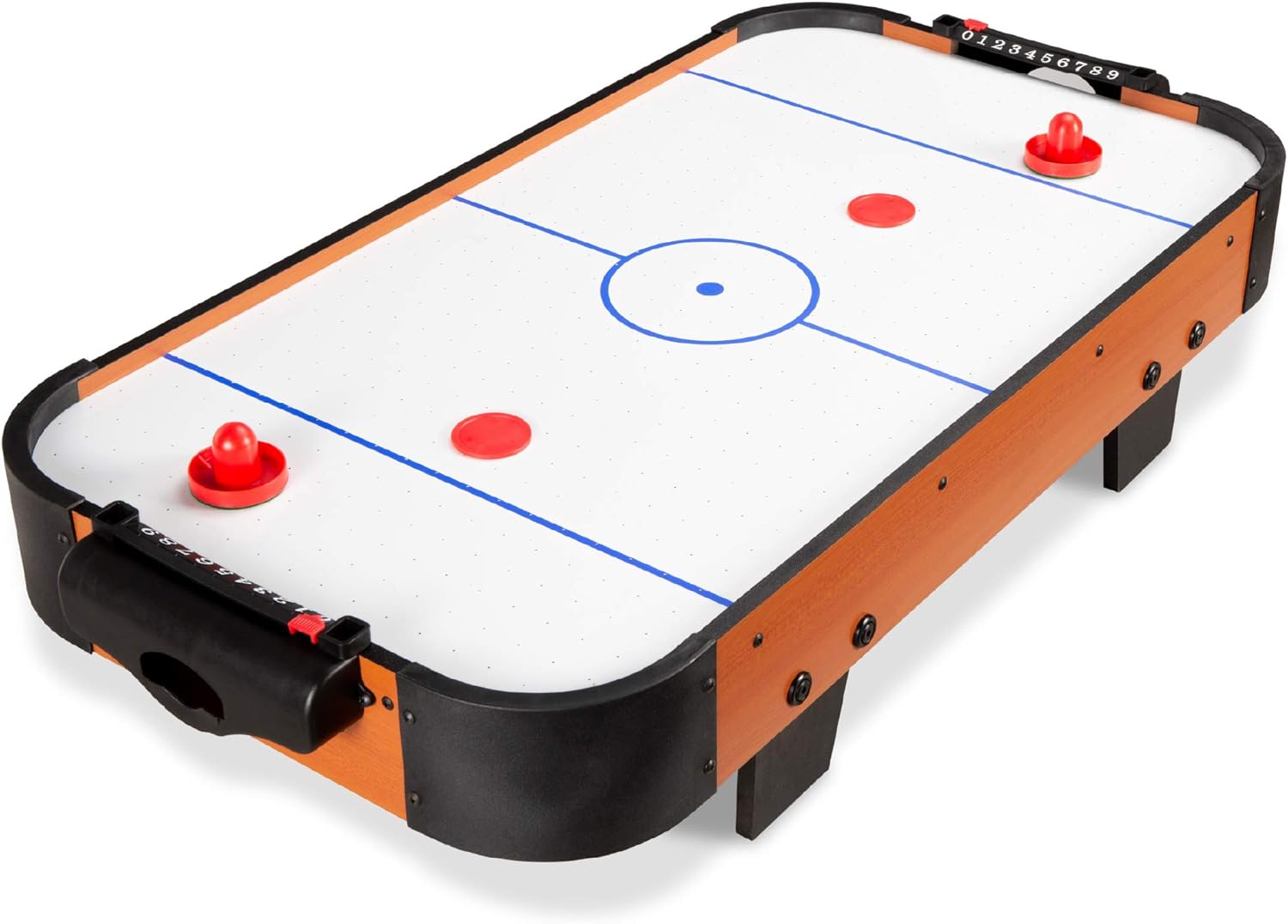Best Choice Products 40in Portable Tabletop Air Hockey Arcade Table for Game Room w/ 100V Motor