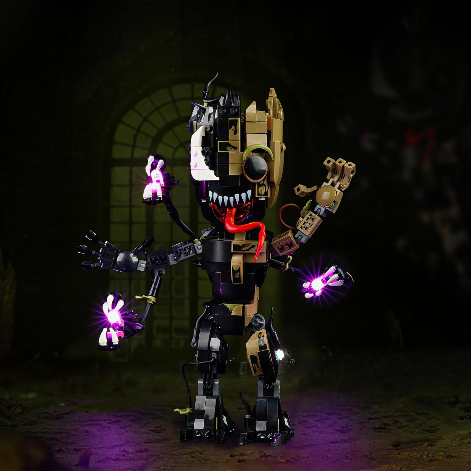 LED Lighting Kit for Lego Marvel Venomized Groot 76249, LED Light Compatible with Lego 76249 Building Block Models (Not Include Lego Set)