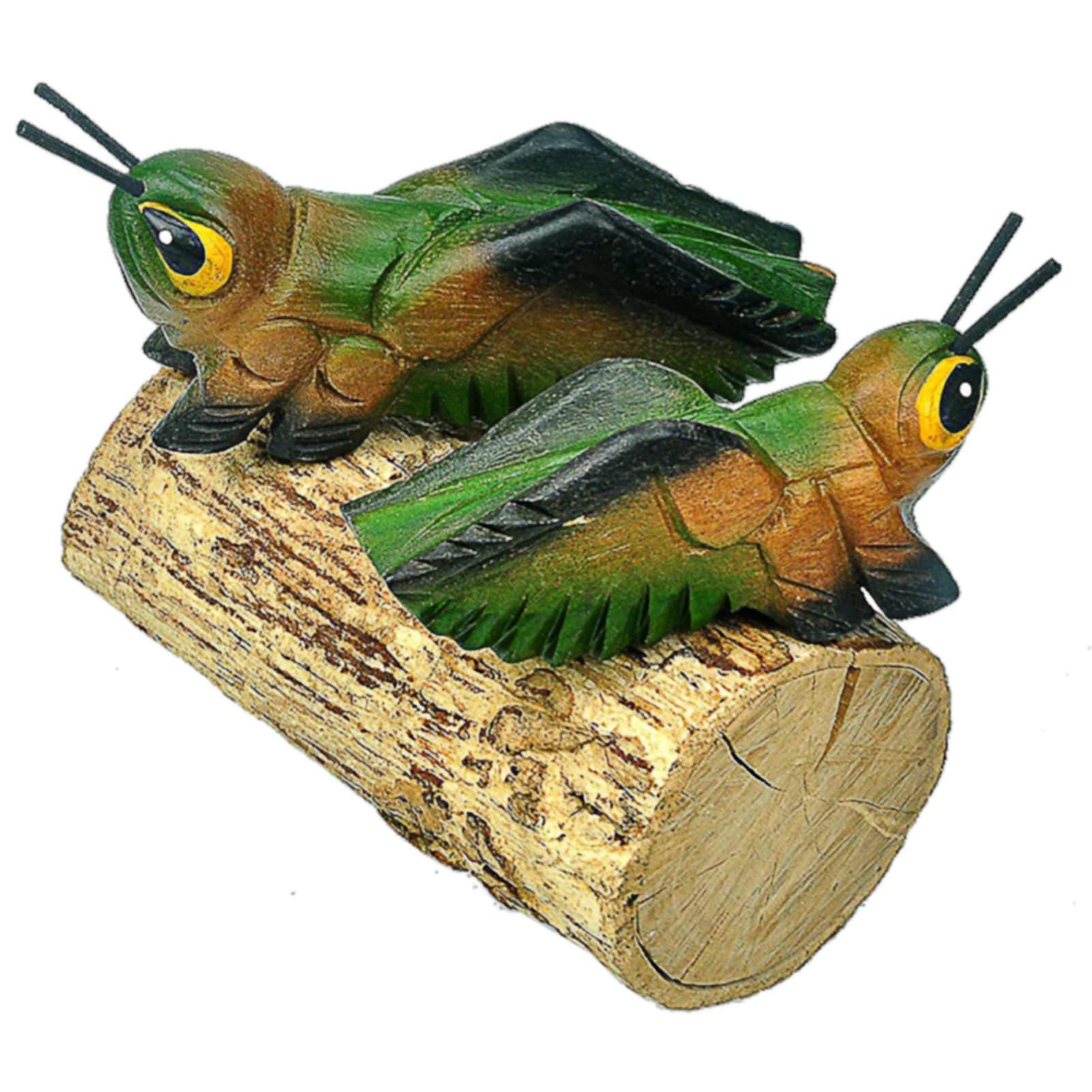 Instrument de cricket en bois de 8,4 cm - Râpe Guiro - Percussion musicale
