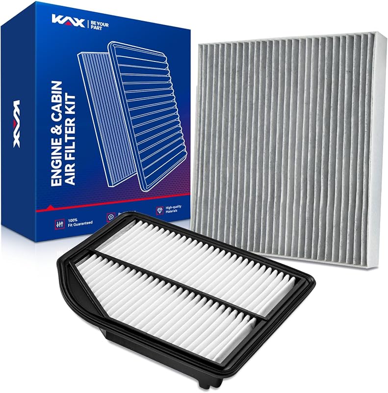Kit de Filtros de Ar do Motor e da Cabine KAX CA11258 CF10134 para Honda CR-V 2012-2014 – 2 unidades