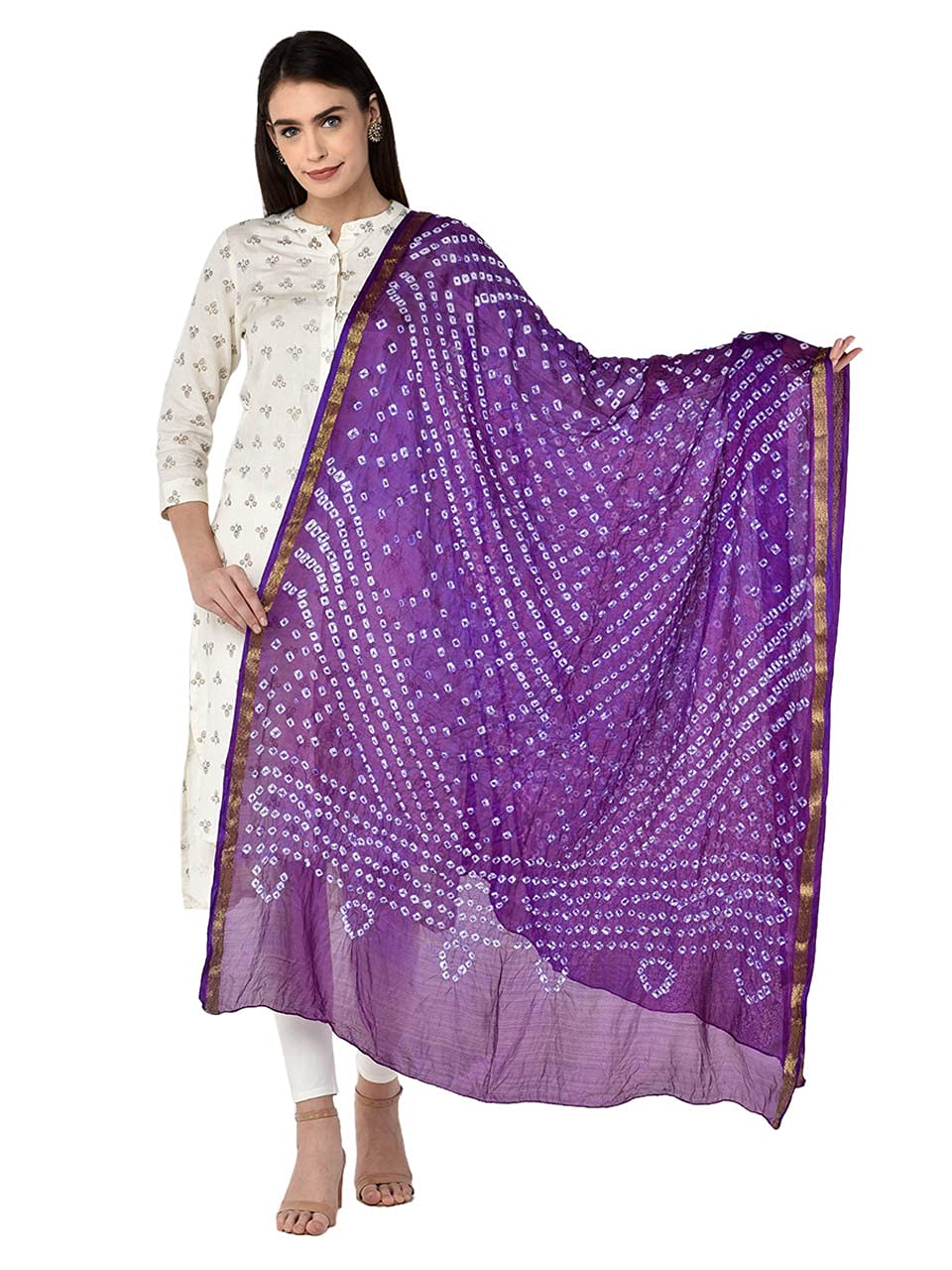 dupatta bazaar Women's Solid Silk Dupatta-picture-36