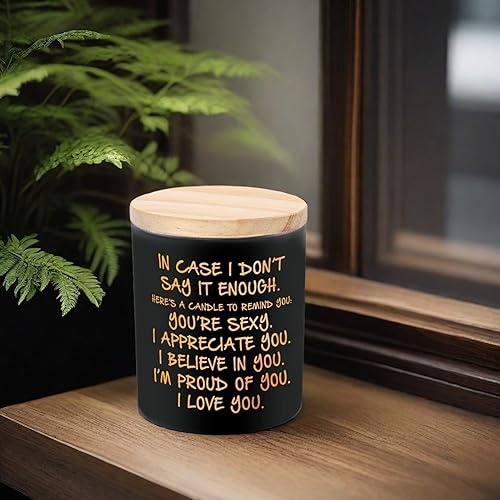 Miniatura 5 de Velas de regalo para él, romántico, único, marido, novio, regalos para Navidad, día de San Valentín, aniversario, cumpleaños, novedad, vela de soja