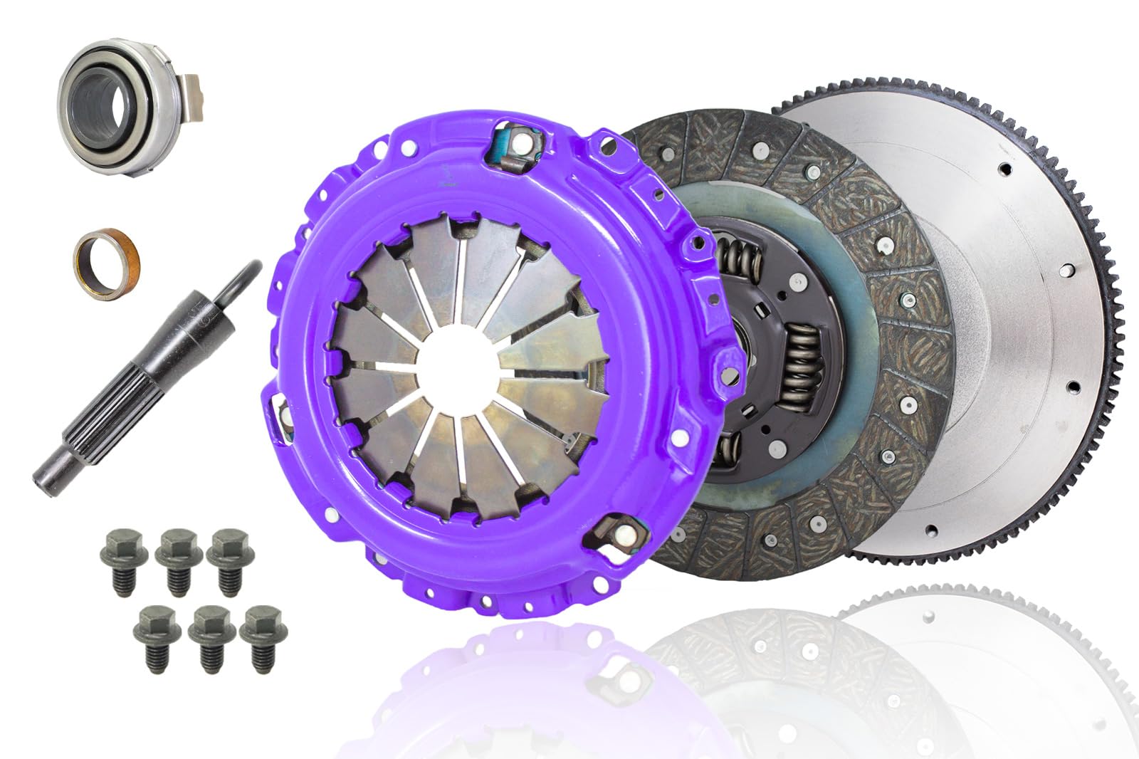 LTPREMIUM STAGE 2 Flywheel Clutch Kit with Bolts Compatible with Civic 2006-2015 1.8L l4 GAS SOHC
