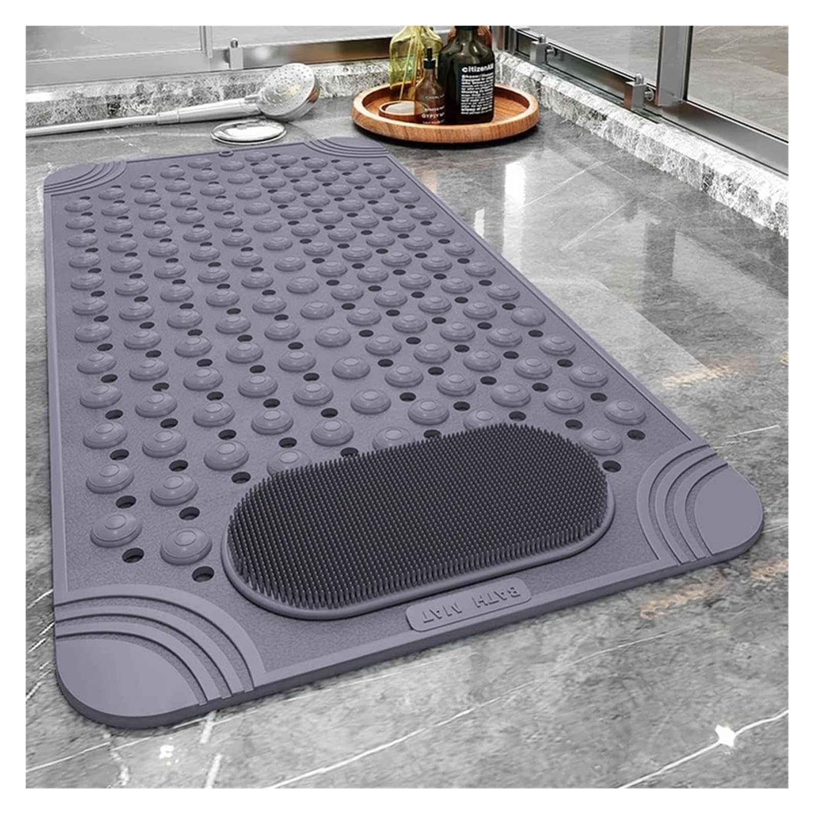 Alfombra BañEra Antideslizante Alfombra Antideslizante for baño de Color Liso