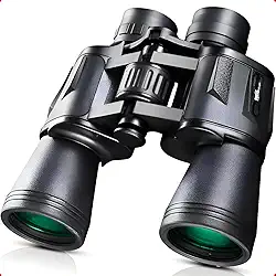 Binóculo Profissional com Zoom Ajustável 10-20x50 Alta Definição e Nitidez e Corpo Emborrachado + Estojo [VALUANCE]