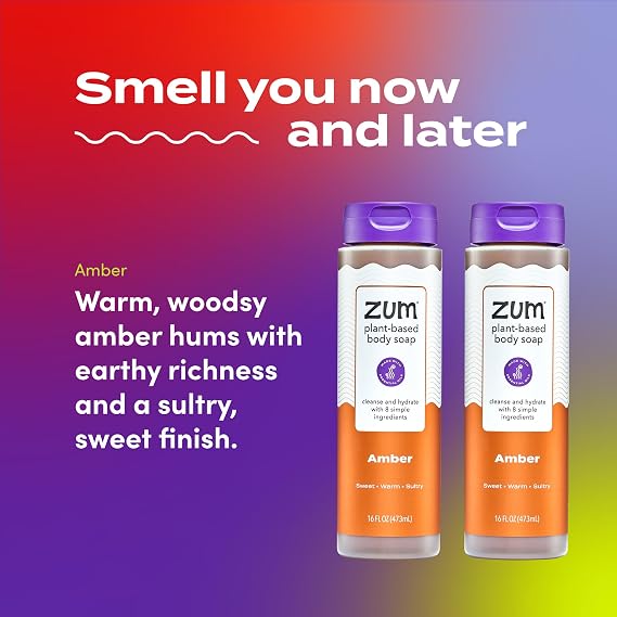 Zum Body Soap - Amber, 16 fl oz (2 Pack)