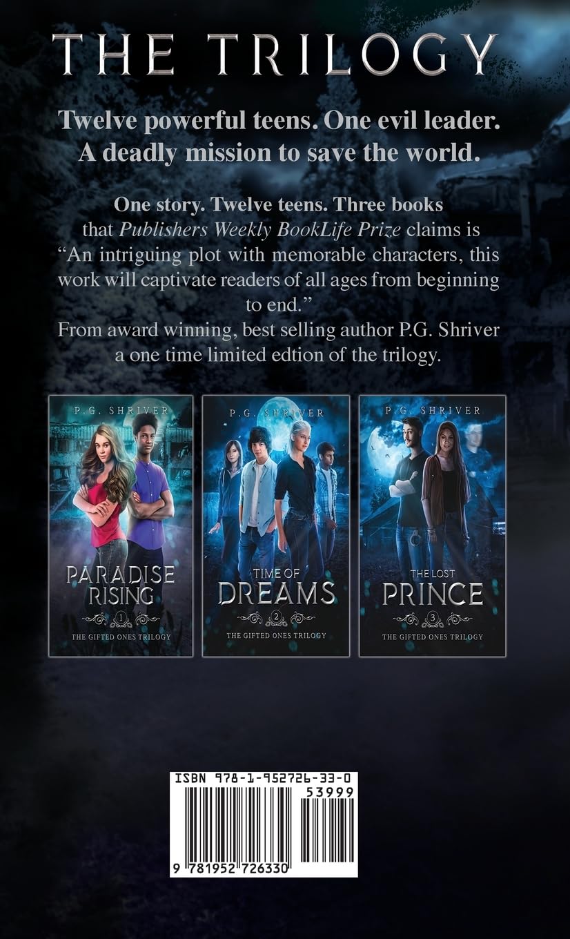 The Gifted Ones Trilogy: A Teen Superhero Fantasy