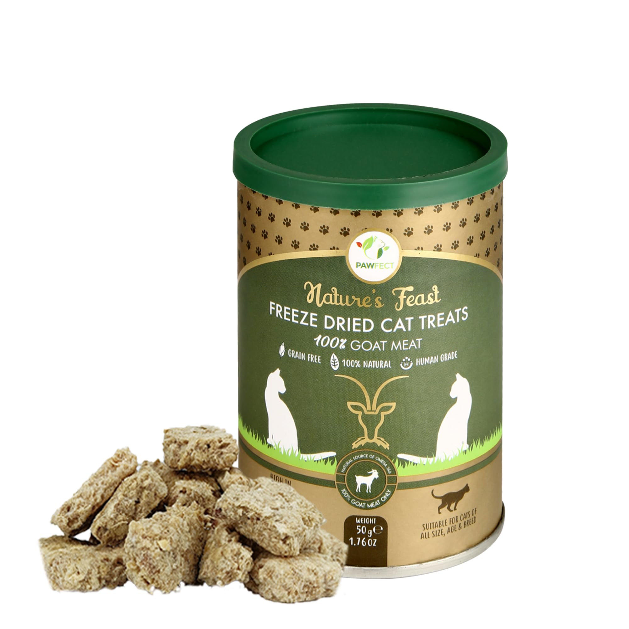See full amazon price history chart for Pawfect Natures Feast Freeze Dried Cat Treats | 100% Natural Goat Treat | Single Ingredient | Grain Free | Training Treat | Food Topper for Cats (50g/1.76oz) Pawfect Natures Feast Freeze Dried Cat Treats | 100% Natural Goat Treat | Single Ingredient | Grain Free | Training Treat | Food Topper for Cats (50g/1.76oz) (B08Y85B923) Amazon Price History, Amazon Price Tracker