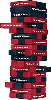 FOCO unisex adult NFL Team Logo Stackable Blocks Game, Team Color, 9 1 US