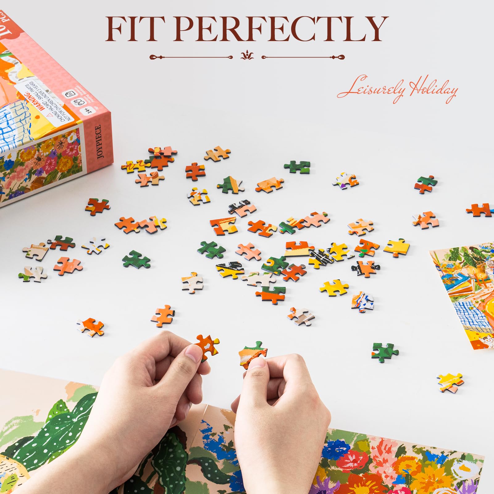 ROWOOD Puzzle da 1000 pezzi per adulti bambini, gioco impegnativo, giocattolo educativo, puzzle regali per donne uomini, vacanze accoglienti