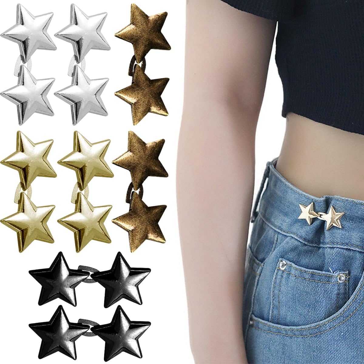 Star Figured Buckle Set Of 2 main image 1