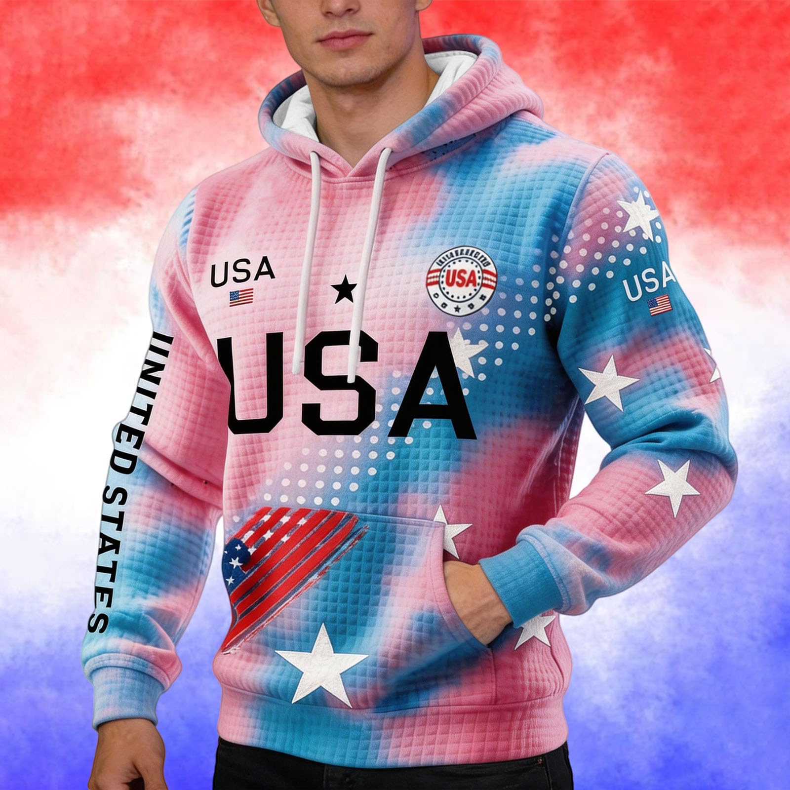 Sudaderas De Hombre Sudadera con Capucha Manga Larga para Hombre, Exteriores, Primavera/Otoño Eleven (Pink, S) Chaqueta Softshell Cortavientos Running Mangas Proteccion Solar Jersey