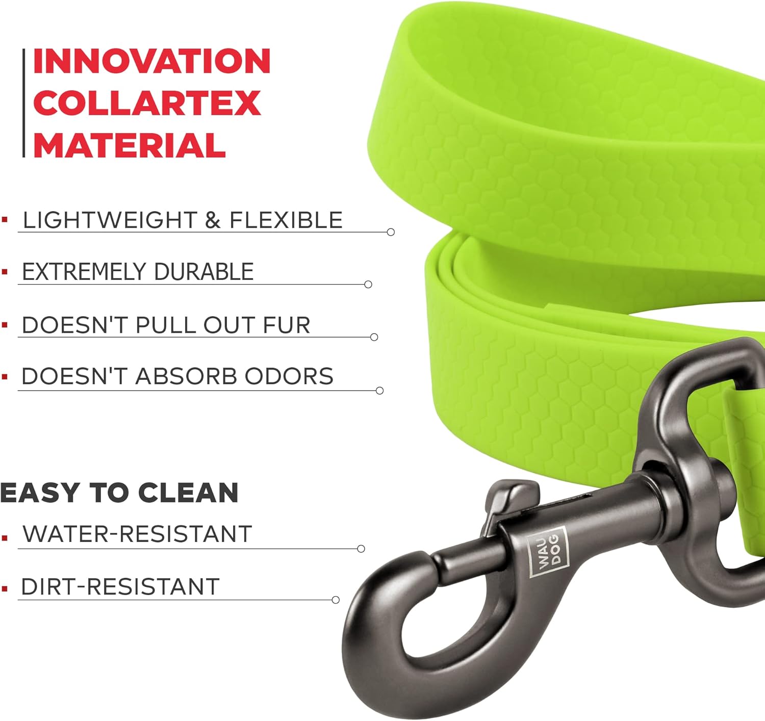 Waterproof Dog Harness 3/5 Wide Green/Waterproof Dog Leash 6Ft Green