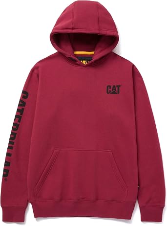 CAT Workwear Mens Caterpillar Trademark Banner Hoodie