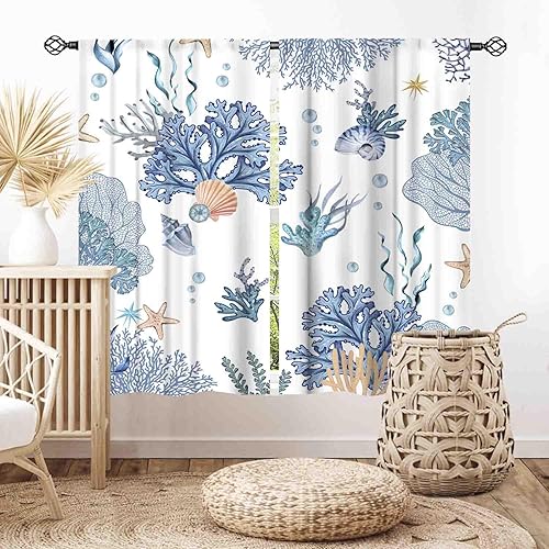 Miniatura 32 de Cortinas de cocina florales retro de los años 70 para ventana, diseño de flores naranjas hippie, estéticas, bohemias, opacas, pequeñas, cortas, para