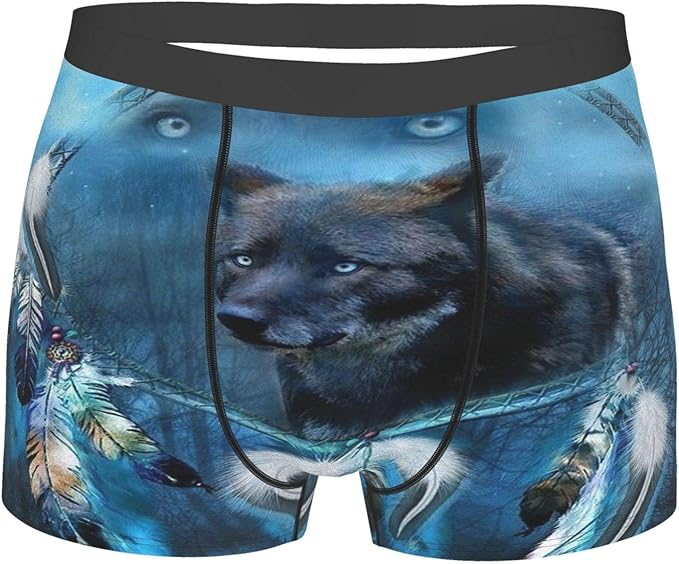 wolf boxer shorts