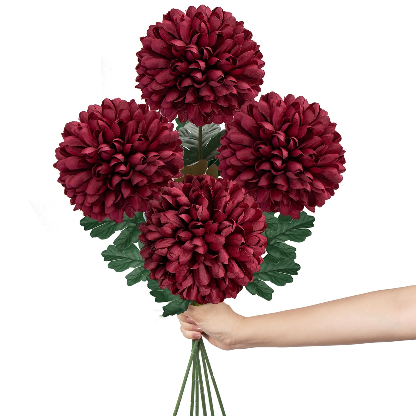 Cesto Appeso Con Fiori Artificiali Di Crisantemo Viola - Decorazione Da Esterno E Interno Con Rivestimento In Cocco - 30.5 Cm