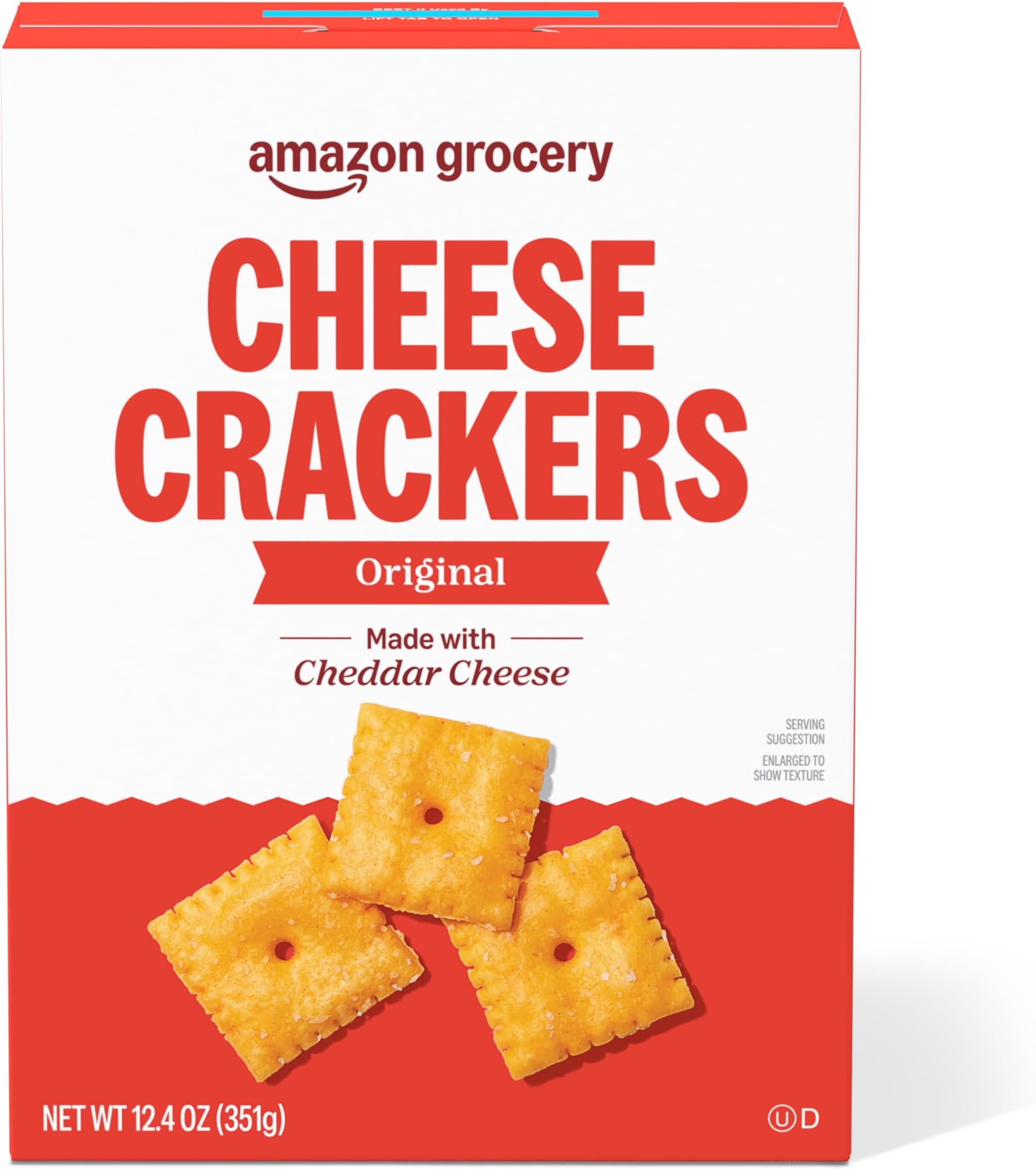 Amazon Grocery, Original Cheese Crackers, 12.4 Oz