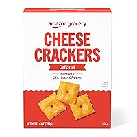 Vista 1 de Yaxa Grocery, Original Cheese Crackers, 12.4 onzas (anteriormente Happy Belly, el empaque puede variar)