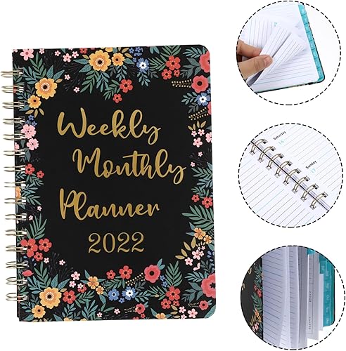 Miniatura 8 de MAGICLULU Agenda 2022 2022-2023, agenda diaria, agenda financiera 2022, agenda mensual 2022, calendario 2022, planificador semanal y mensual, bloc