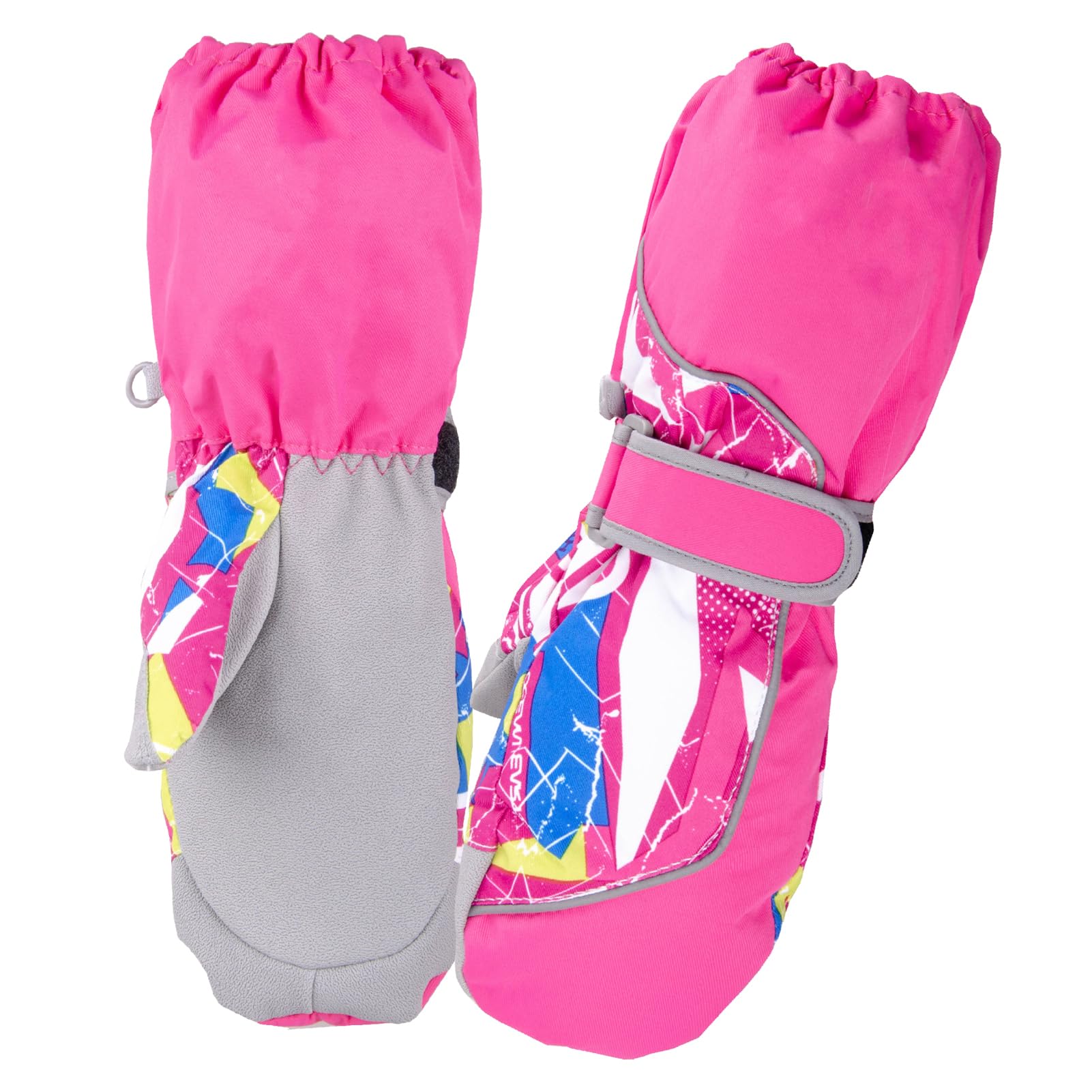 Azarxis Kids Children Ski Gloves Winter Snow Gloves Waterproof Winter Warm Glove for Snowboarding, Sledding