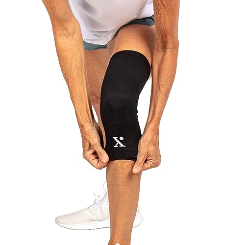 NUFABRX - Rodillera de compresión para aliviar el dolor de rodilla para hombres y mujeres, alivio durante todo el día contra la artritis, tendinitis