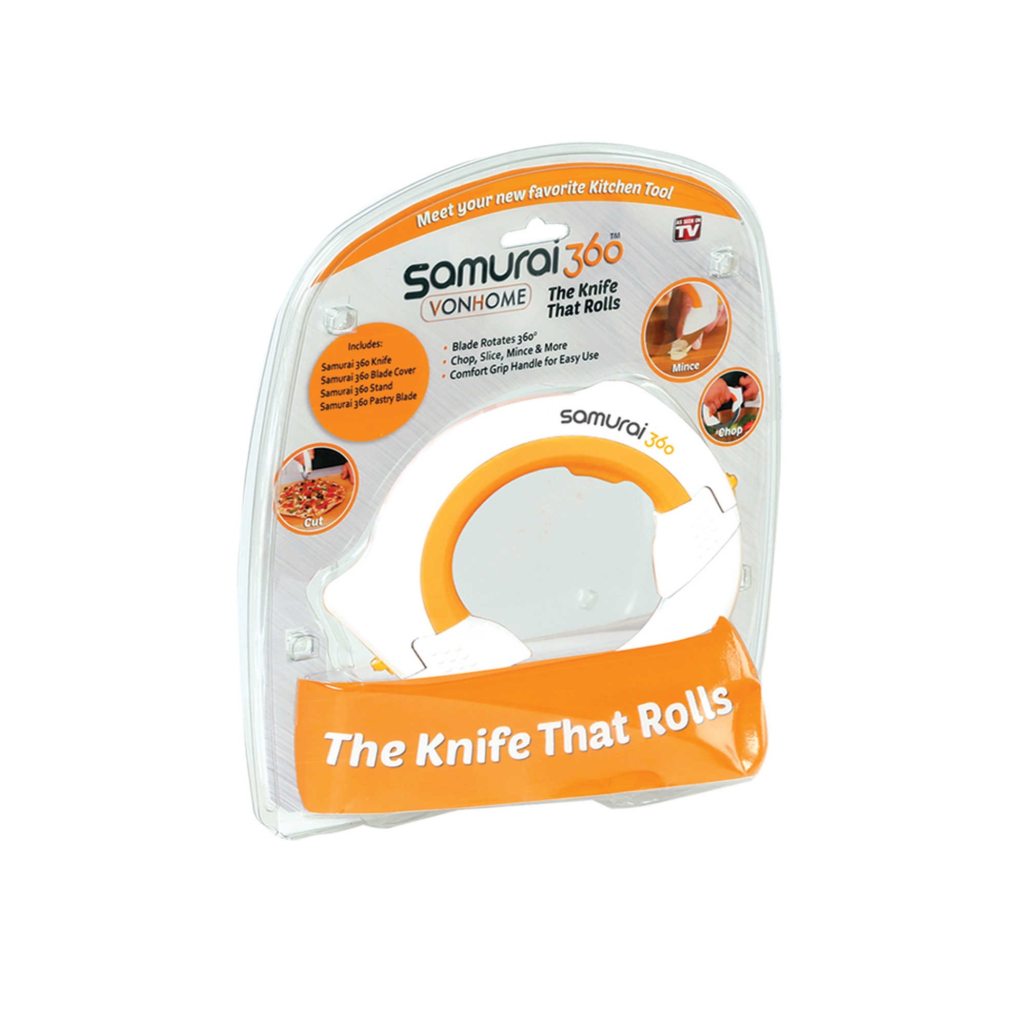 New! Samurai 360 Circular Rolling Knife As Seen On TV!!