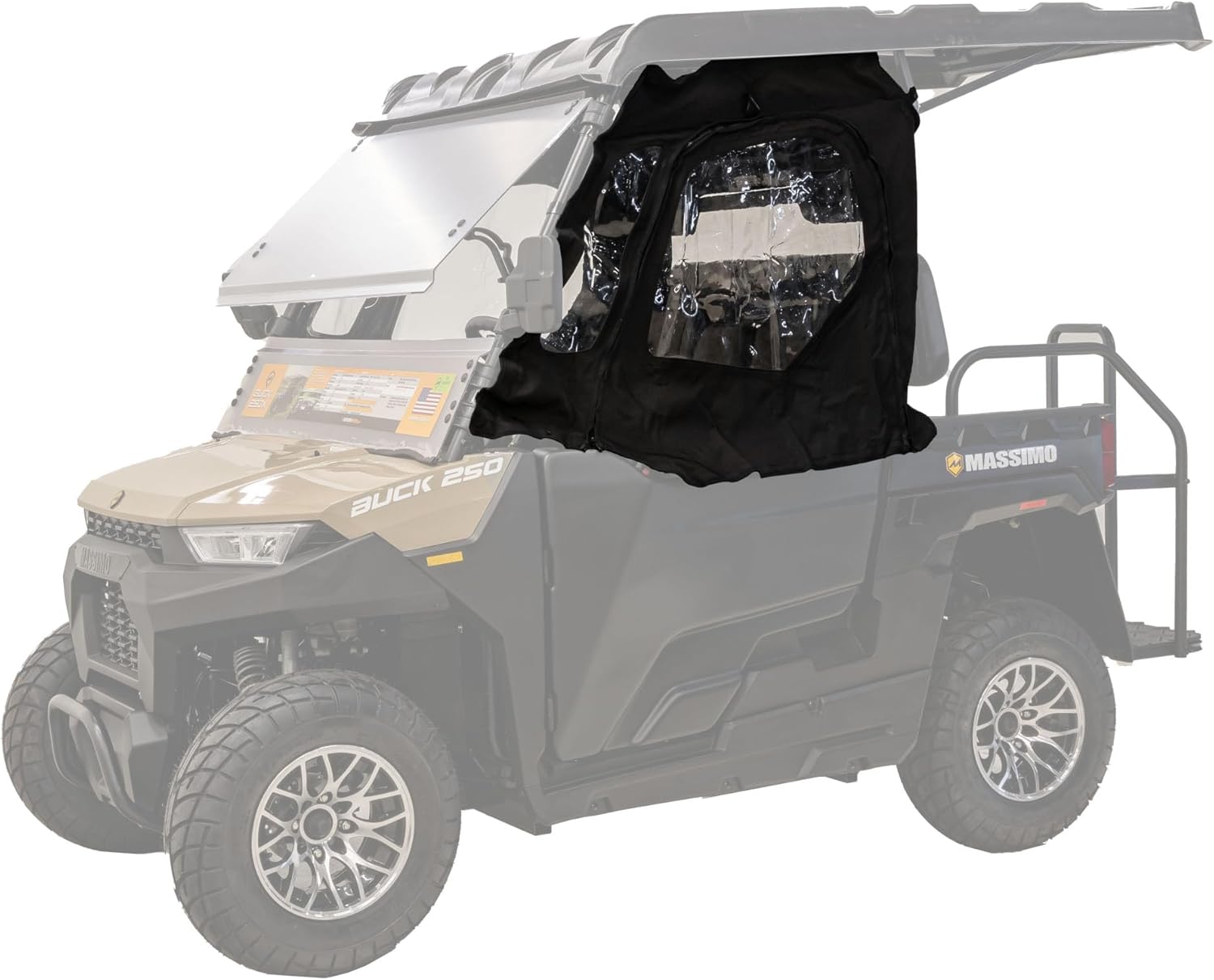 Massimo Buck 250/250x/450/450x Soft Half Door and Rear Window Enclosure