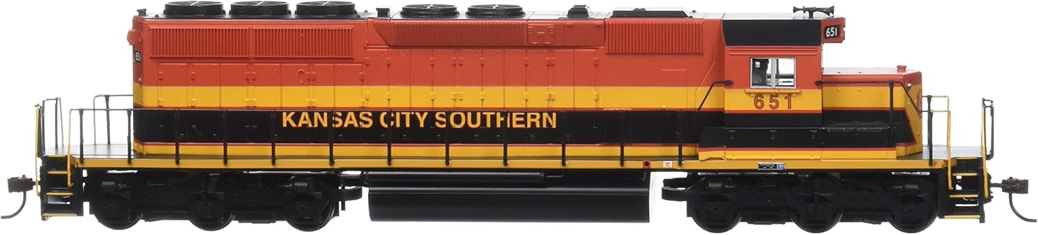 Bachmann Industries Kansas City Southern #651 Diesel Locomotive Train