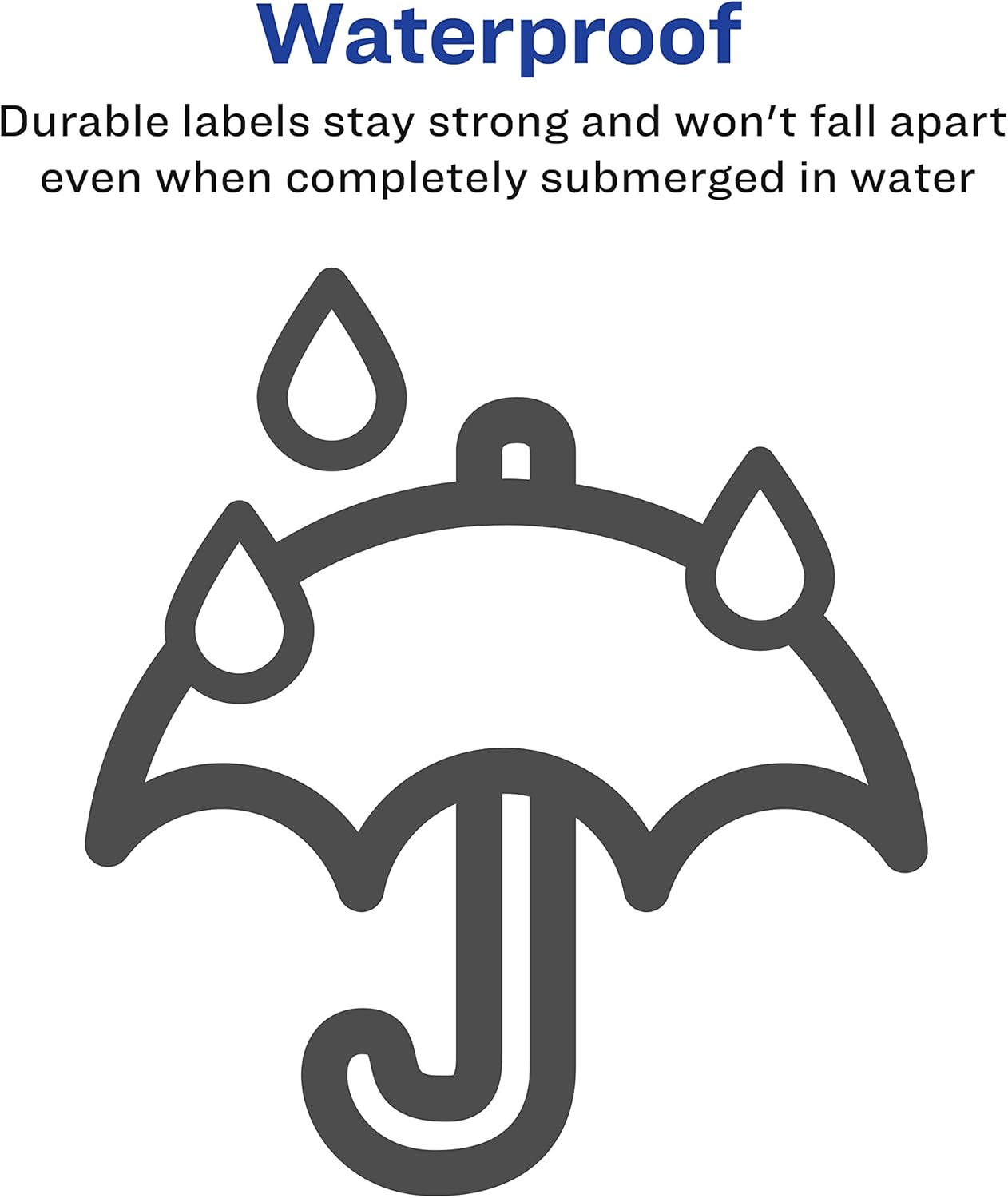 Avery Waterproof Printable Shipping Labels with Sure Feed, 5.5" x 8.5", White, 20 Blank Mailing Labels (15516) - Image 2