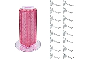 Azar Displays Pink Peg Board Tower Kit
