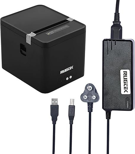 Rugtek Rp 82 Compact UE Thermal Receipt Printer (USB+Enthernet)