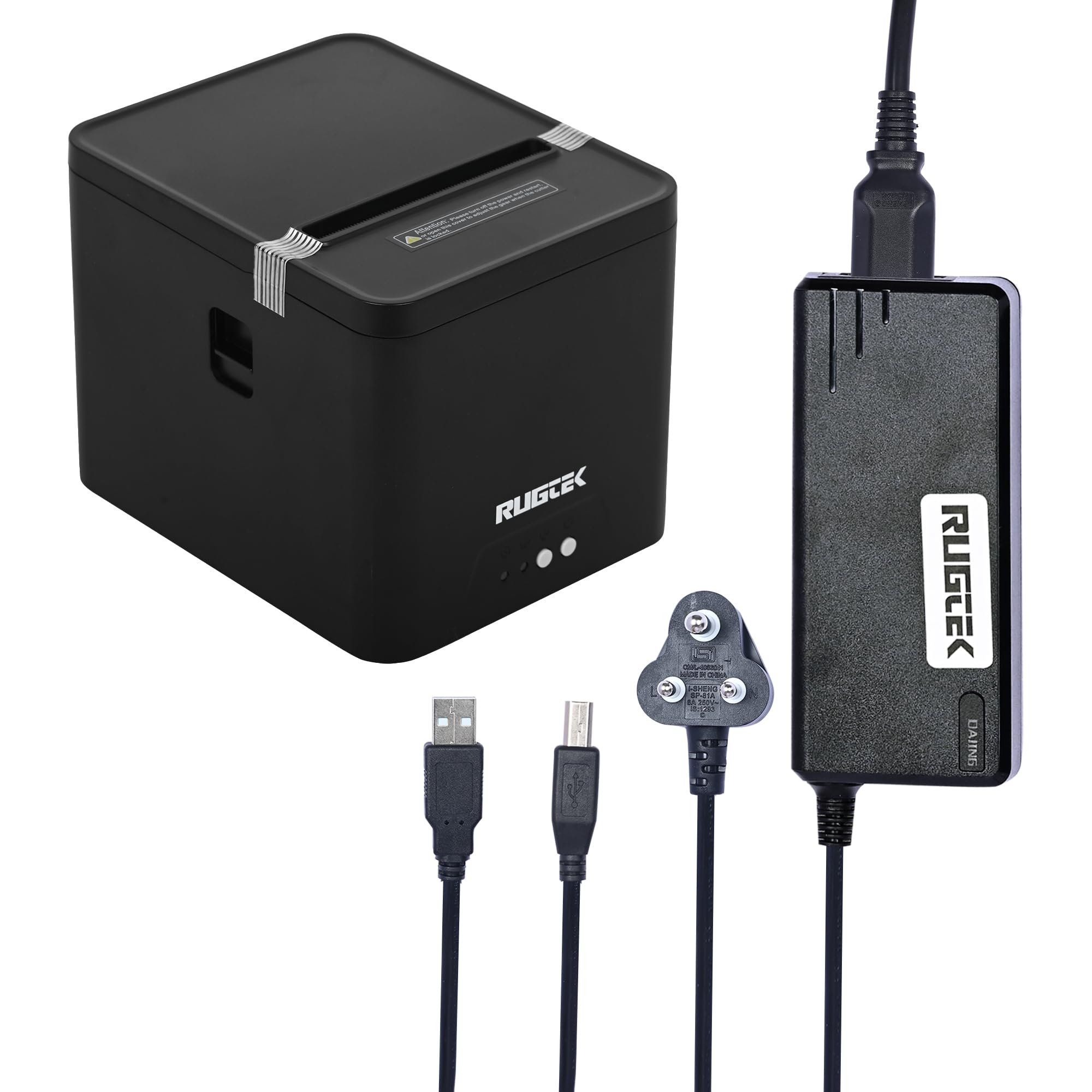 Rugtek Rp 82 Compact UE Thermal Receipt Printer (USB+Enthernet)-image-10