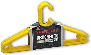 Mahaware Plastic Hangers for Clothes Hanging - Ideal Cloth Hangers for Clothes in Wardrobe | Almirah Organizer | Cloth Han... Price In India