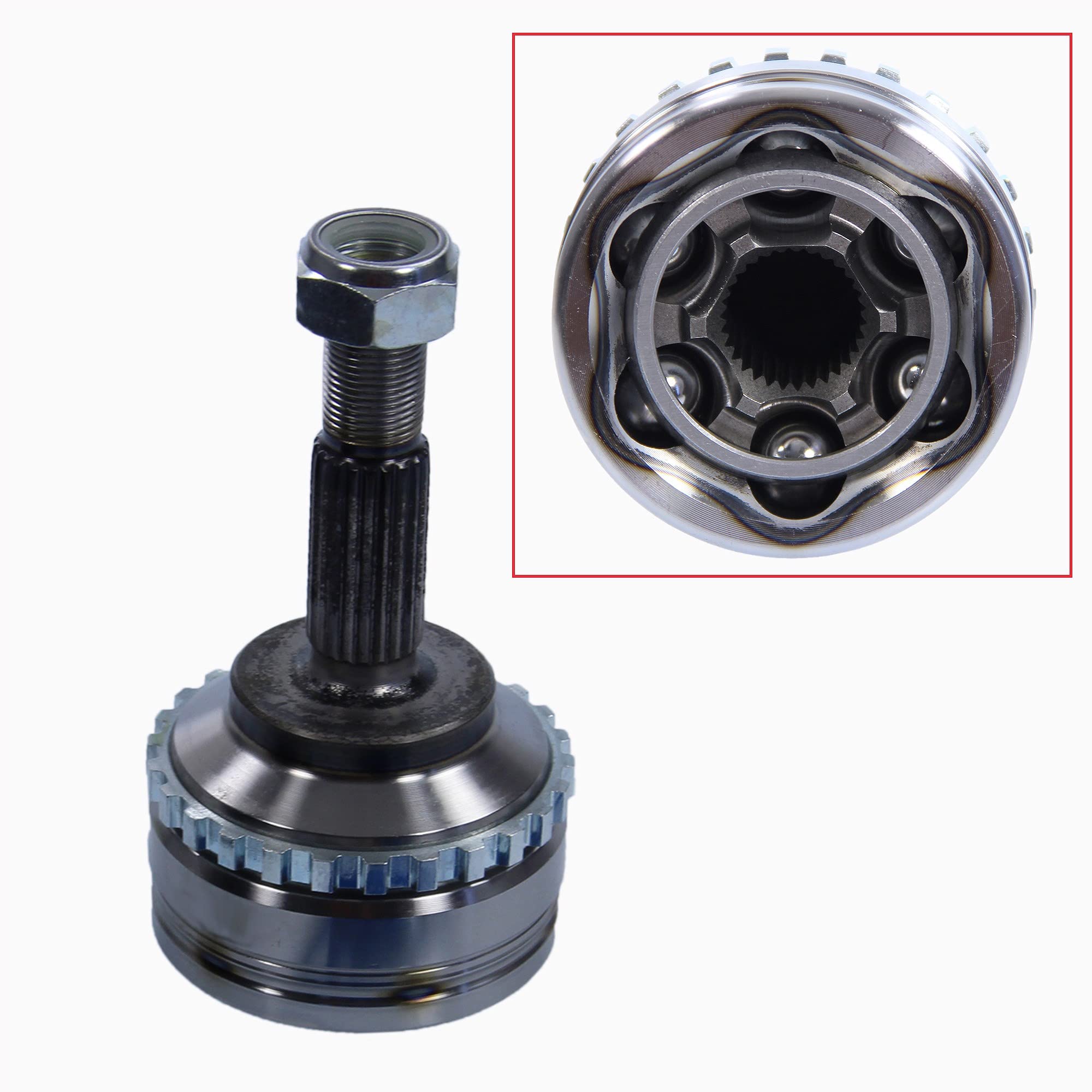 BESTPRICE Kit de cardan arbre de transmission côté roue Compatible avec NISSAN KUBISTAR Fourgon (X76), RENAULT CLIO II (BB_, (SB0/1/2_),KANGOO (KC0/1_),KANGOO Express (FC0/1_),THALIA I (LB_)