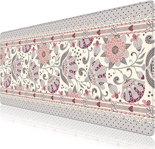 Cute Desk Mat, Large Desk Matt for Desktop, Woman DeskPad Mat, XXL Big Mouse Pad