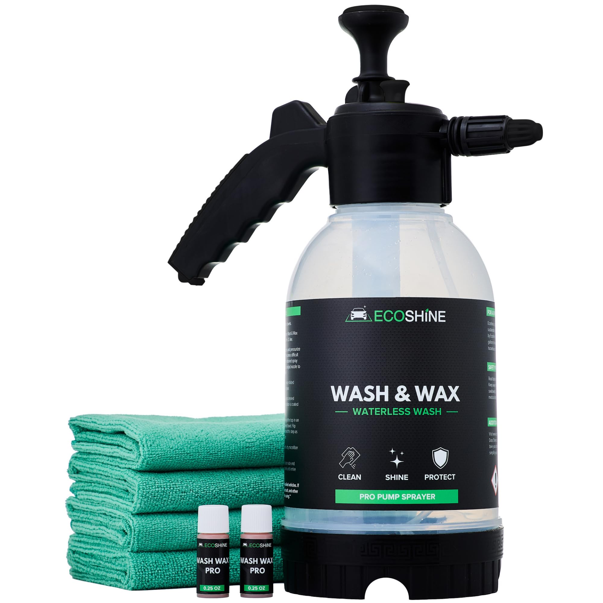 Ecoshine Super Concentrated Waterless Car Wash Kit