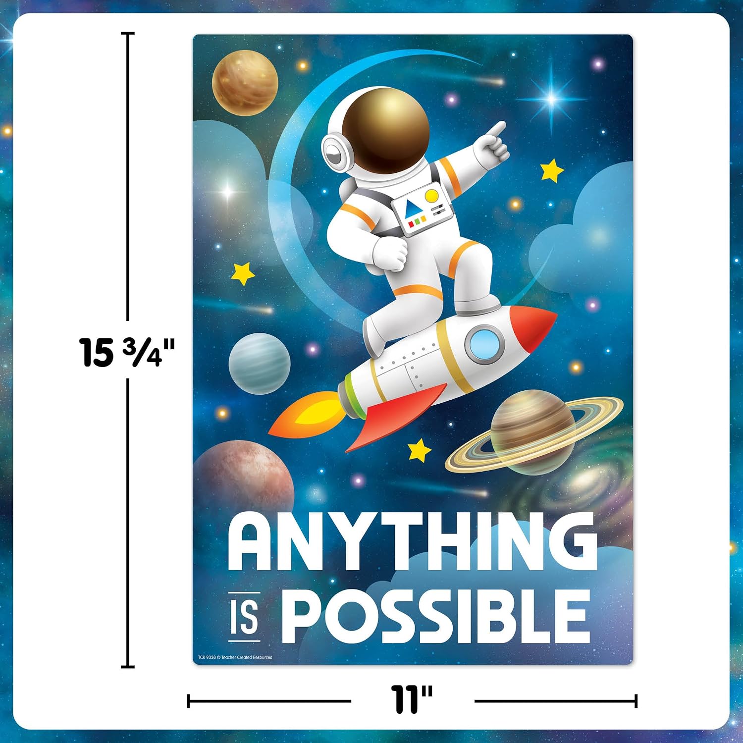 Teacher Created Resources Outer Space Crew Educational Poster Pack (TCR9338)