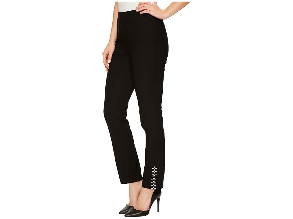 

Tribal Stretch Bengaline 28 Pull-On Pants with Stud Detail (Black) Women's Casual Pants