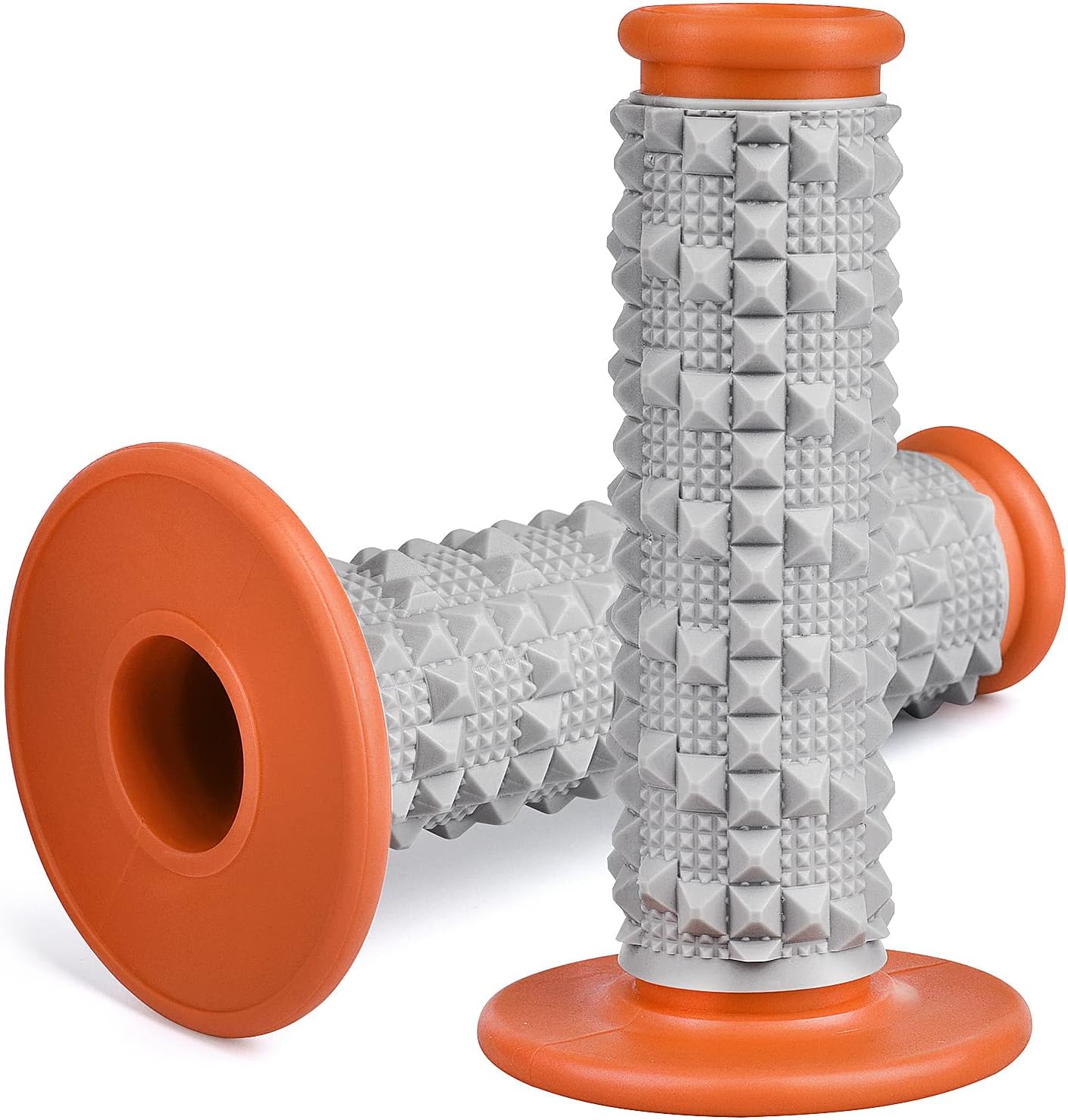 Motorcycle Comfort Hand Handlebar Grip Thruster Grip, Non Slip Rubber Bar End 7/8 22mm 24mm Grip For Universal Motorcycle With 25mm (1in) Standard Hollow Handlebars (Brown - Foto 5