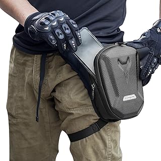 Bolsa para Pernas | perna queda coxa rígido exterior para homens com alça perna - Bolso multifuncional na coxa para motociclismo ciclismo viagem caminhada escalada Iscork