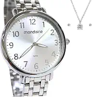 Relogio Mondaine Feminino Ref: 53779l0mvne3 Casual Prateado