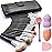 Makeup Brushes for Women, 28PCS Full Makeup Kits Include 24 Makeup Brushes, 2 Large Beauty Blenders, 1 Face Mask Spatula, 1 Brush Cleaning Egg, Makeup Brush Set with Travel-Friendly Case, Black