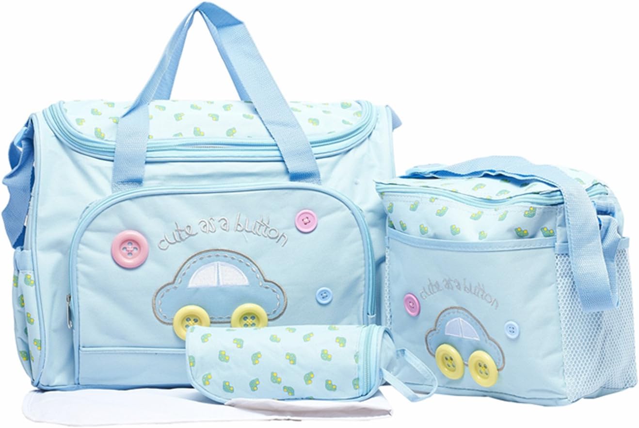 Hi 9 Shop Baby High Capcity Cartoon Diaper Bags for Pretty Mummy BONUS Changing pad bottle bag and baby bag HY-T005